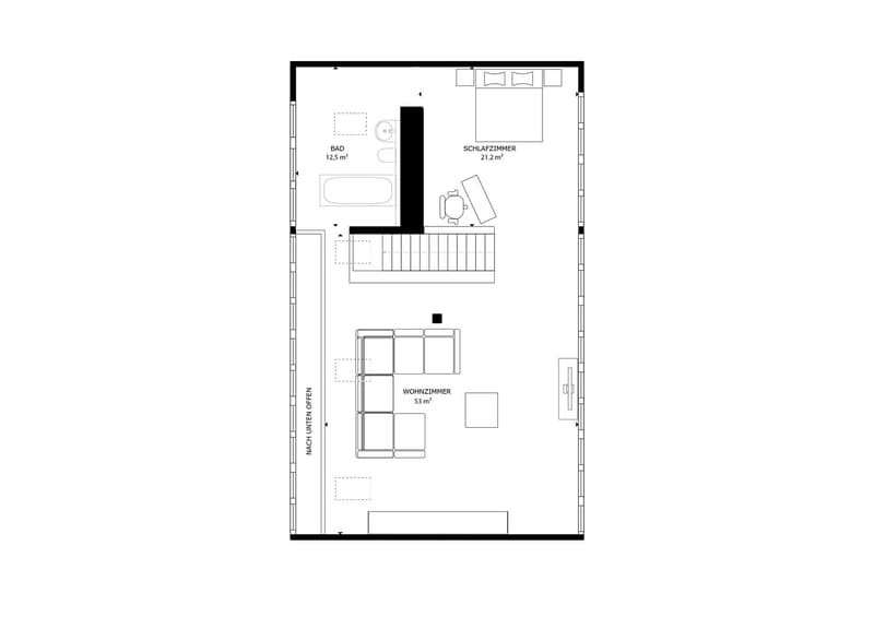 Exclusive 4.5-room attic loft on 2 floors – trendy living with style (19)