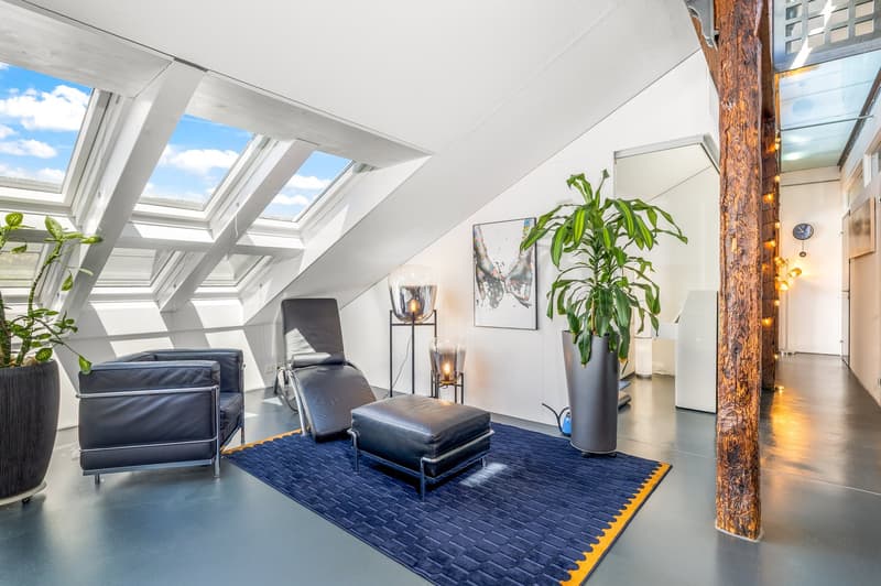 Exclusive 4.5-room attic loft on 2 floors – trendy living with style (4)