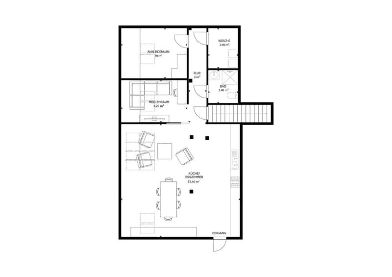 Exclusive 4.5-room attic loft on 2 floors – trendy living with style (18)
