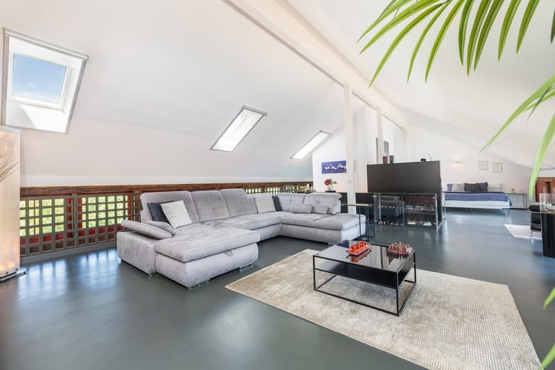 Exclusive 4.5-room attic loft on 2 floors – trendy living with style (15)