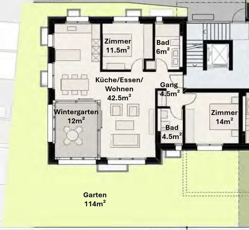 Grundriss Wohnung