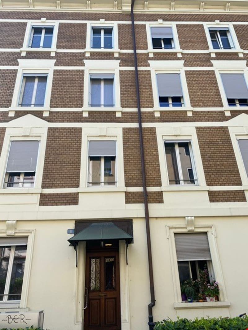 Quartiere di Klybeck, via laterale tranquilla, Haltingerstrasse 8 (6)