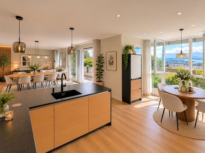 Magnifique appartement de 5.5 pièces avec vue imprenable sur les Préalpes (3)