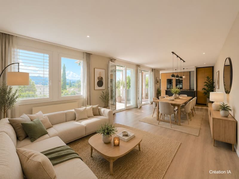 Magnificent 5.5-room apartment with breathtaking views of the Préalpes (2)
