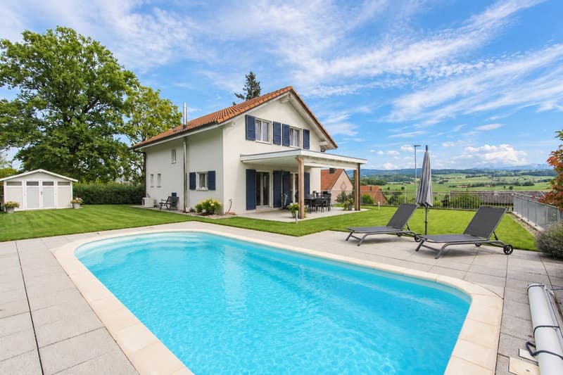 Jardin avec Piscine