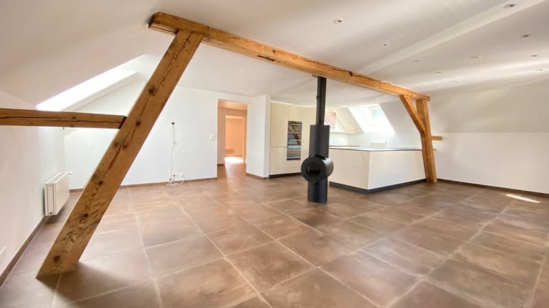 Appartement enchanté de 3,5 pièces avec chic de chalet au centre du village de Bettlach (8)