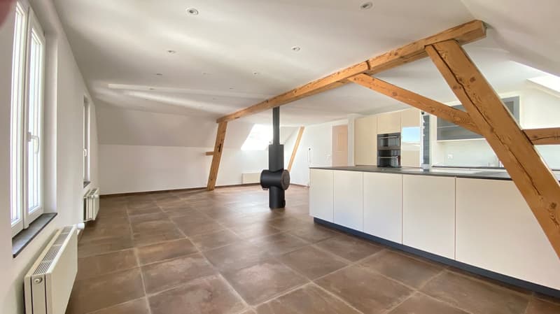 Appartement enchanté de 3,5 pièces avec chic de chalet au centre du village de Bettlach (9)