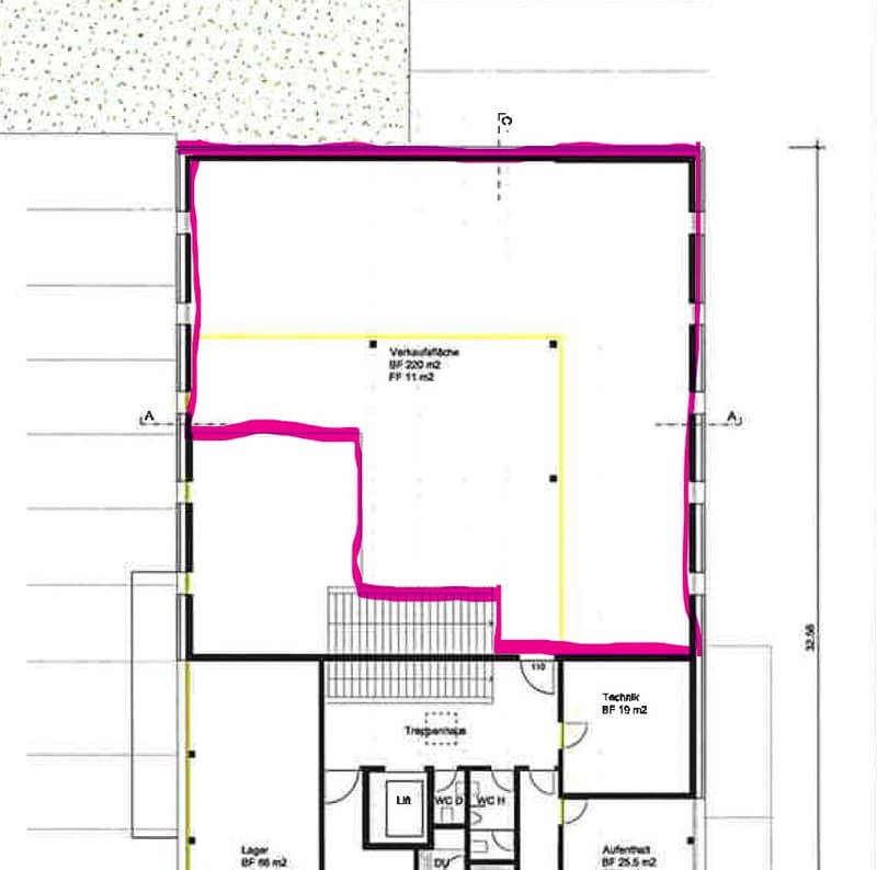 Grundriss 1. OG mit Galerie
