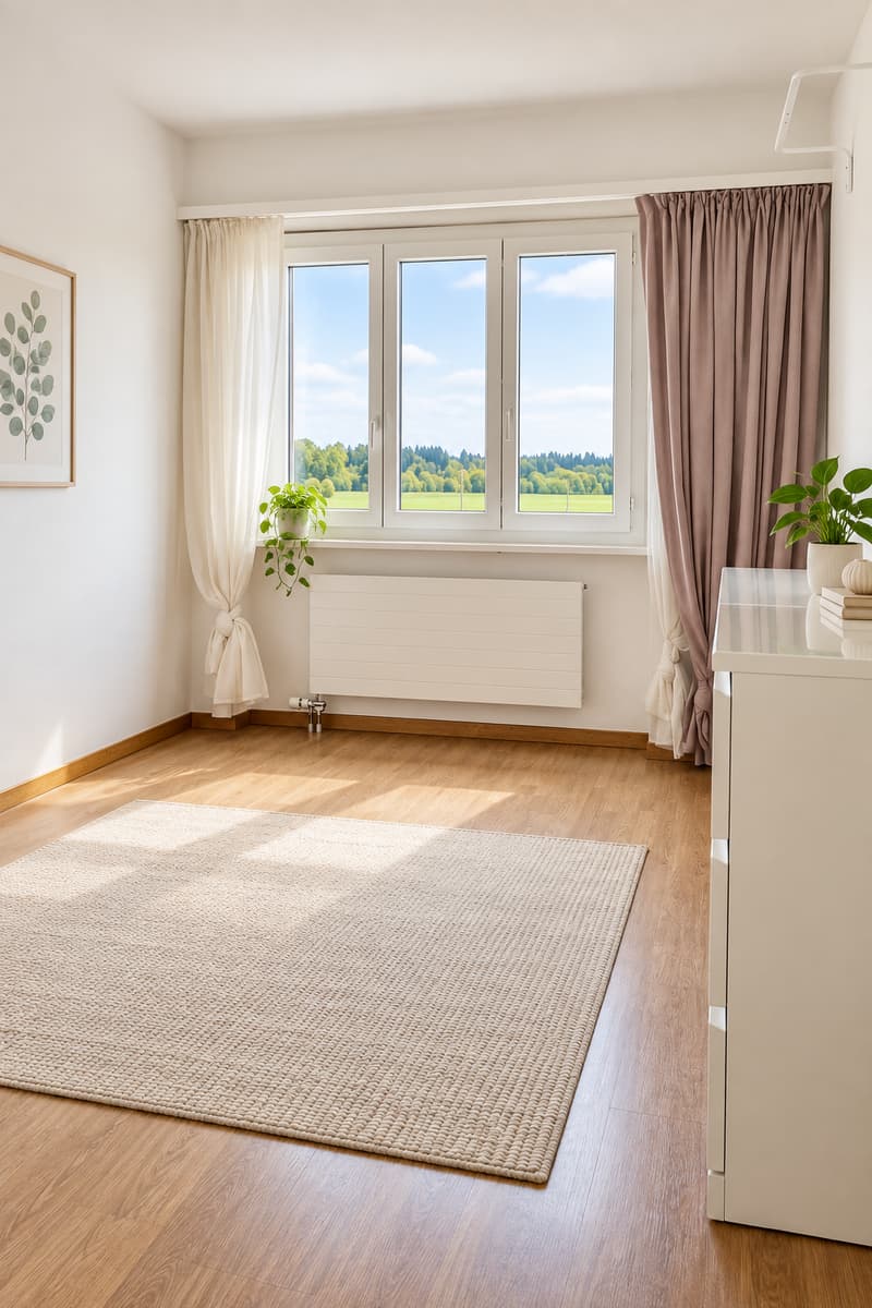Ruhige 3.5-Zimmer-Wohnung mit Balkon in Etziken mit Blick ins Grüne (9)