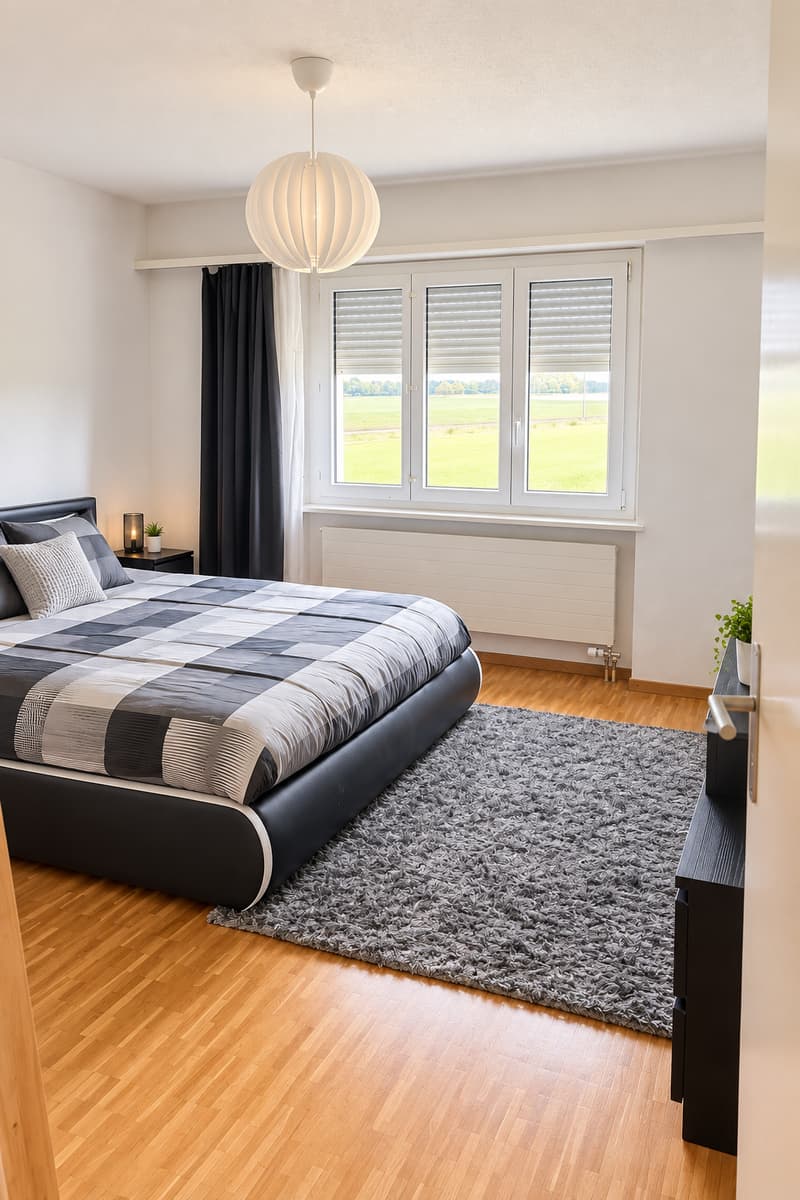 Ruhige 3.5-Zimmer-Wohnung mit Balkon in Etziken mit Blick ins Grüne (8)