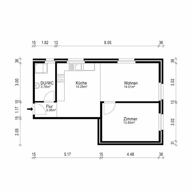 Charmante 2.5-Zimmer-Wohnung in Safnern (11)