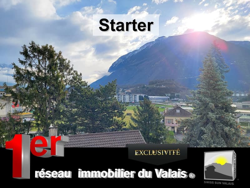 SIERRE/ Maison rouge, Je suis "STARTER" : appartement 6.5 pces de 121 m² à vendre (1)