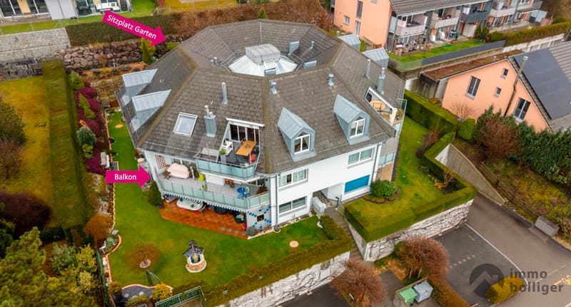 Appartamento unico in città - Ottagono con balcone e giardino (9)