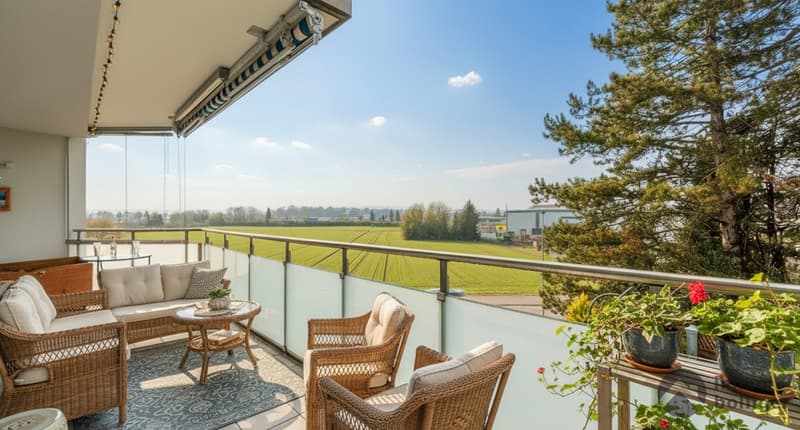 Appartamento unico in città - Ottagono con balcone e giardino (7)
