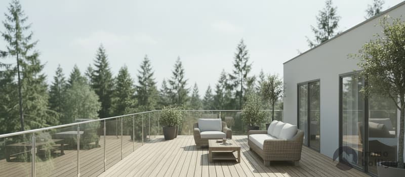 Moderno, tranquillo e connesso alla natura - vivere con una vista panoramica sul verde (1)