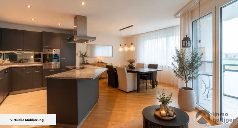 Stadtnahes Unikat - Oktagon mit Balkon und Garten (1)