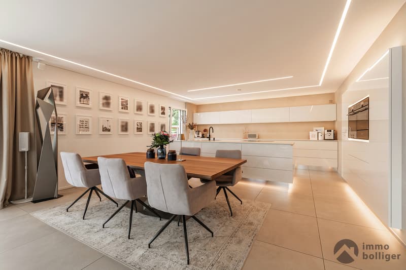 Wohnen wie im Einfamilienhaus - stilvolle Attika mit 137 m² Terrasse (3)
