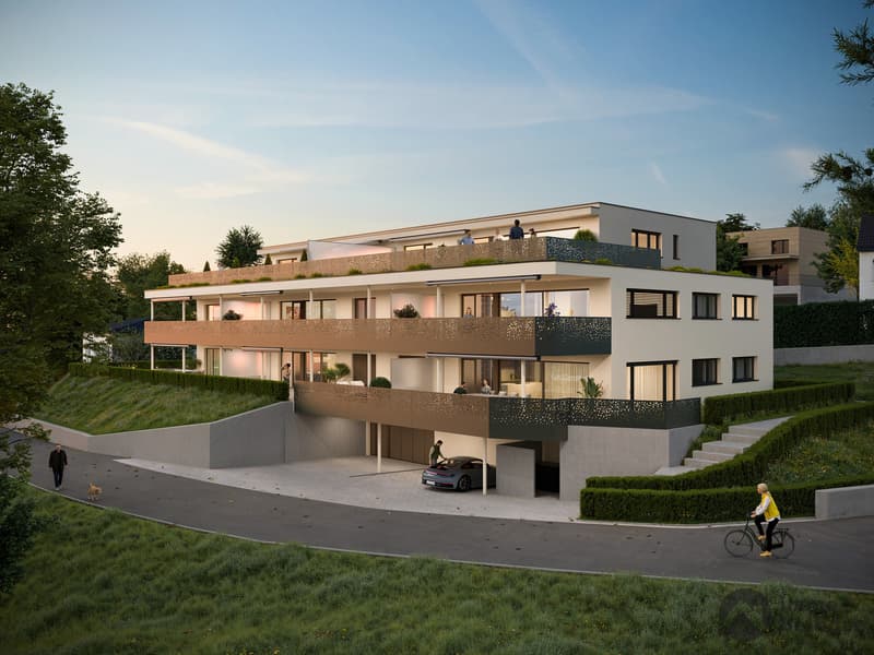 Exklusive Gartenwohnung mit 98 m2 Umschwung (2)
