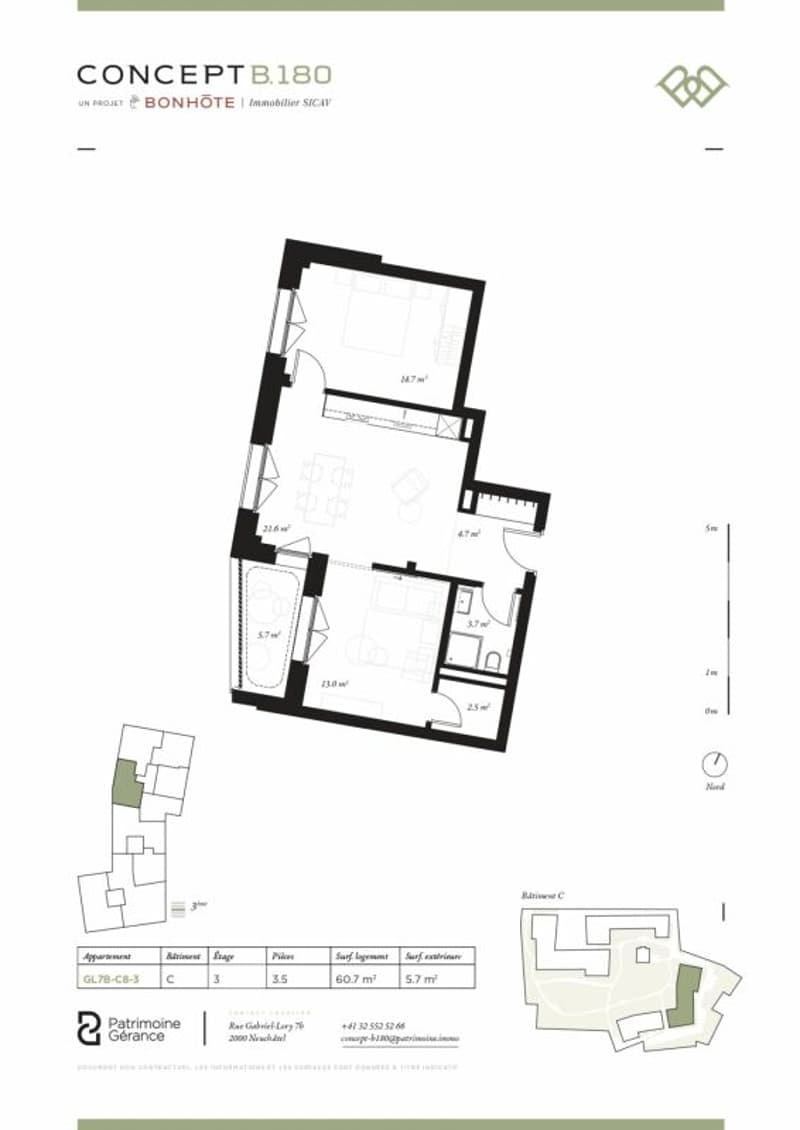 Scopri Concept B.180 a Neuchâtel - Abitazione di 3.0 locali (5)