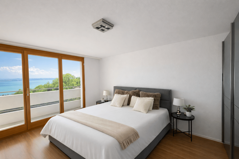 Vue sur le lac ! Appartement de 3.5 pièces avec balcon (4)