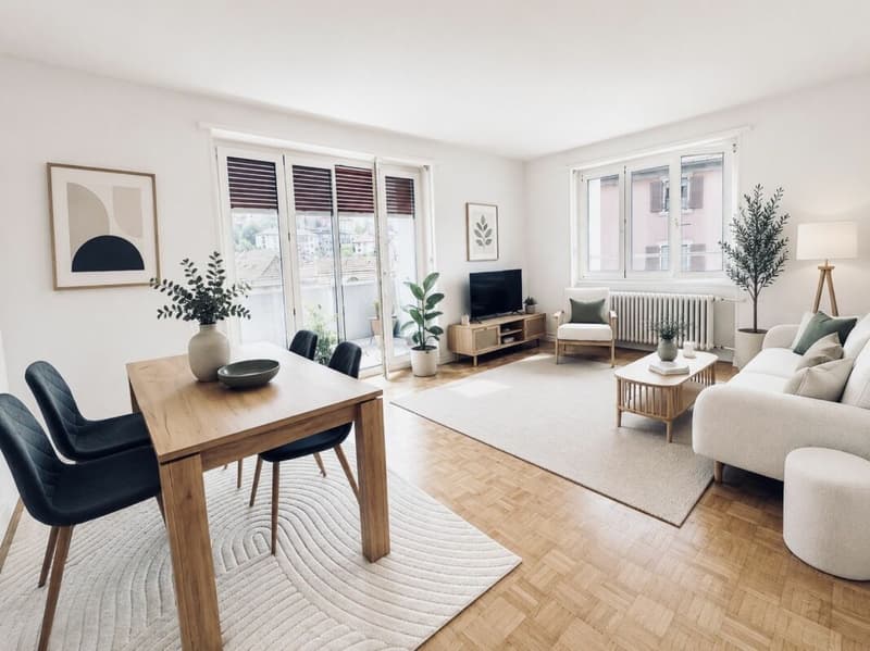 Spacieux ! Appartement de 2.5 pièces avec balcon (1)