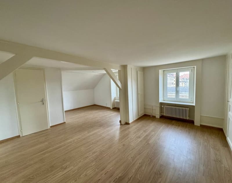 3.5 pièces sous les combles - Charme unique au coeur du centre-ville (1)