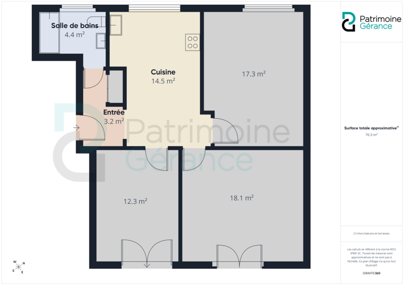 Spacieux ! Appartement de 3.0 pièces avec vue sur la ville (10)