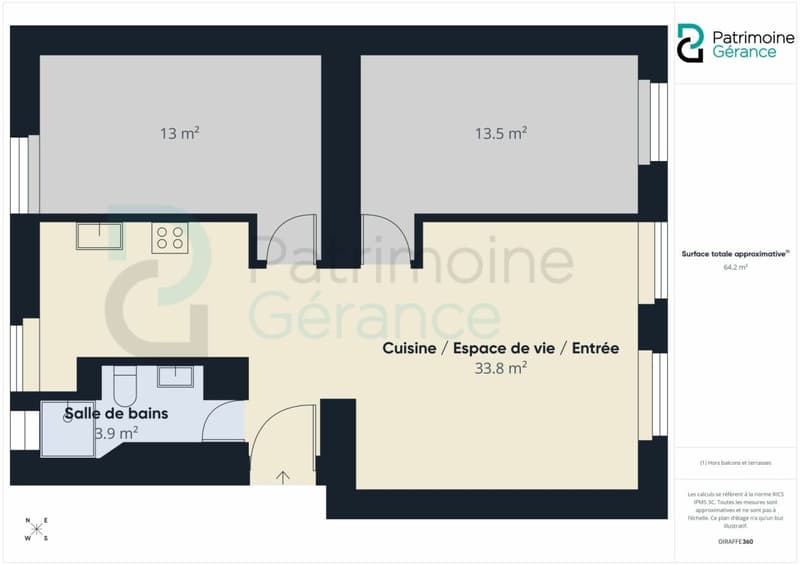 Appartement moderne, lumineux et confortable de 3.0 pièces (7)