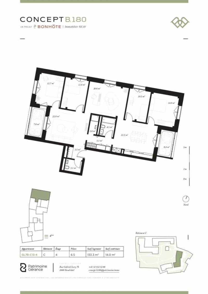 NOUVEAUTÉ - SPACIEUX APPARTEMENT NEUF DE 6.5 PIÈCES À NEUCHÂTEL (6)