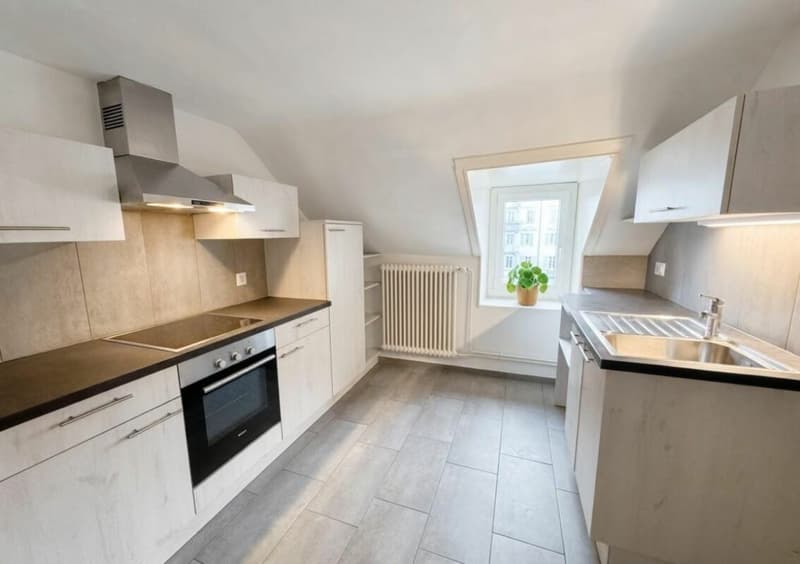 DU CHARME SOUS LES COMBLES - 3.5 PIÈCES DE 90 M² AU COEUR DE LA CHAUX-DE-FONDS (1)