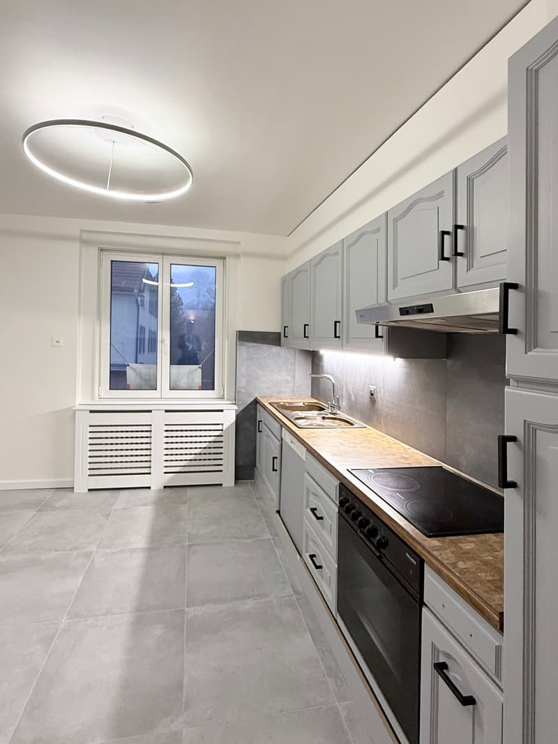 Beautiful renovated 4-room apartment on the 1st floor with balcony and communal garden (2)