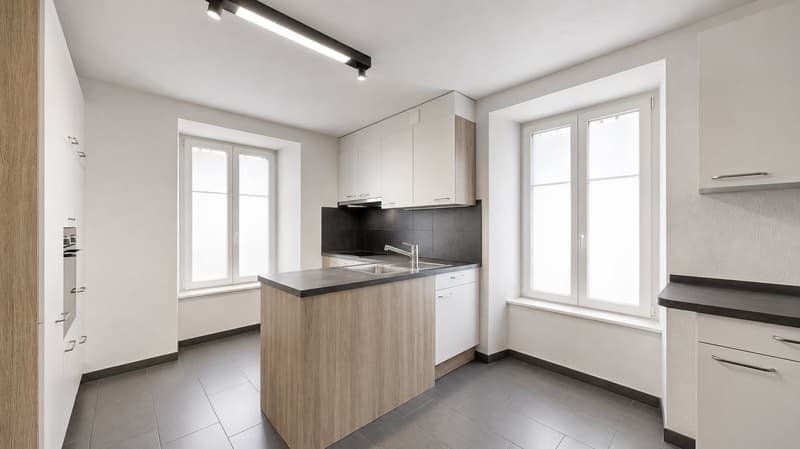 Schönes 4-Zimmer-Apartment mit großem Balkon, Garten und in einer sehr ruhigen Gegend (2)