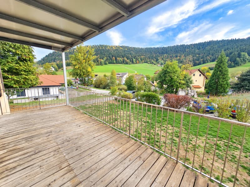 Joli appartement de 4 pièces avec poêle suédois et grand balcon dans un quartier très calme (5)