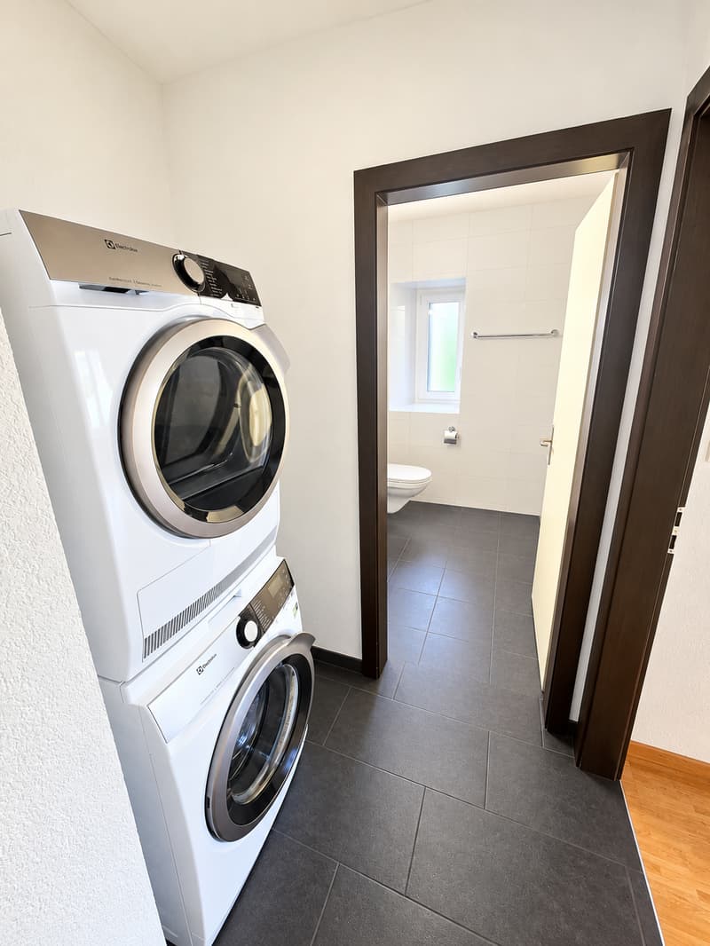 Joli appartement de 4 pièces avec poêle suédois et grand balcon dans un quartier très calme (8)