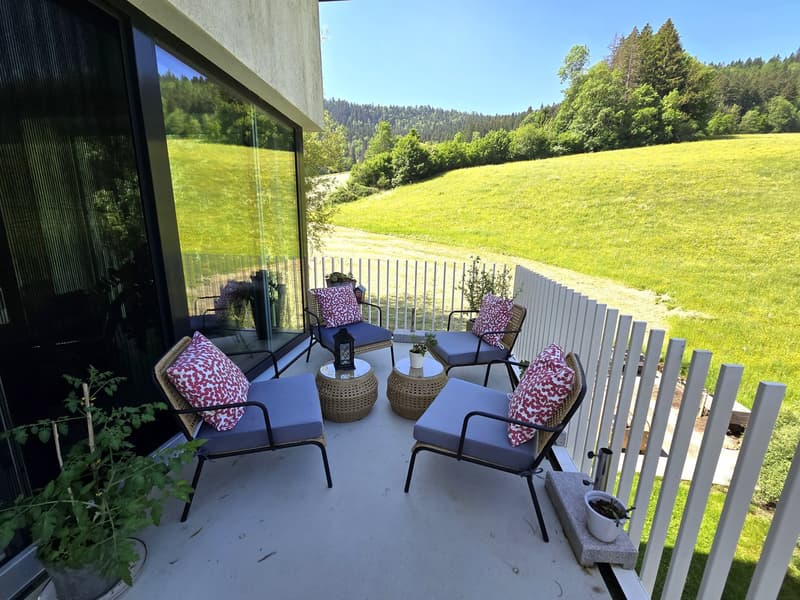 Superbo appartamento triplex di 5 locali al 1° piano con terrazza e giardino (4)