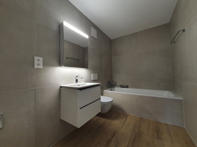 Splendido appartamento in mansarda di 3,5 locali con balcone e vista sul lago (9)
