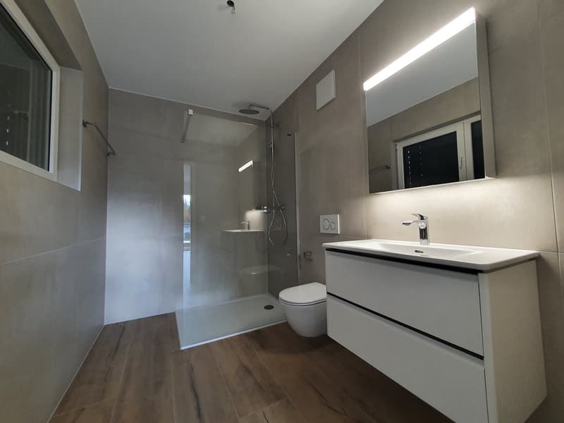 Splendido appartamento in mansarda di 3,5 locali con balcone e vista sul lago (8)