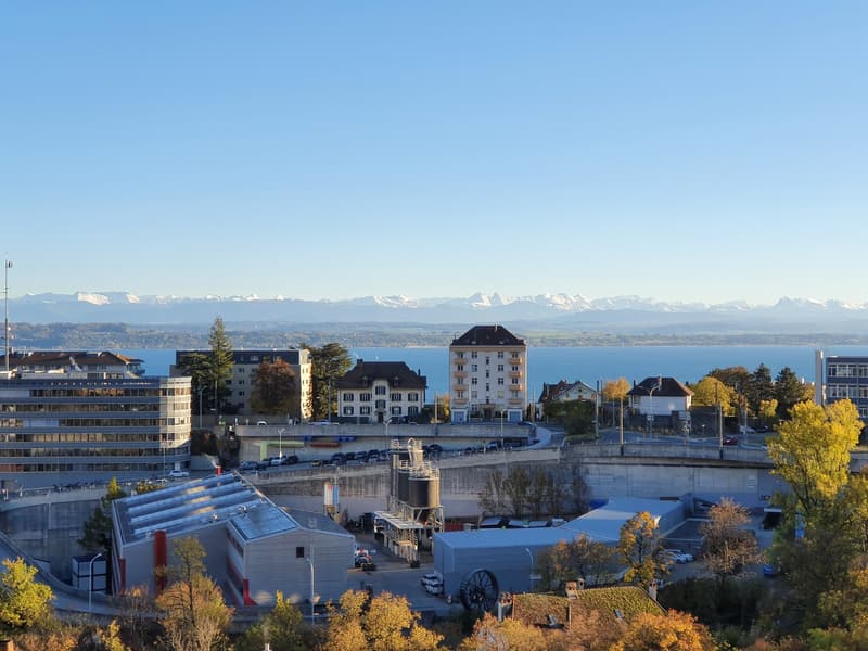 Splendido appartamento in mansarda di 3,5 locali con balcone e vista sul lago (10)