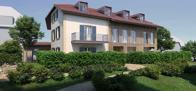 Charmanter neuer 3,5-Zimmer-Wohnung im Zentrum des Dorfes (1)