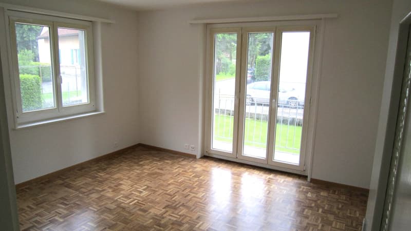 Appartement de 3 pièces avec balcon au rez-de-chaussée (2)