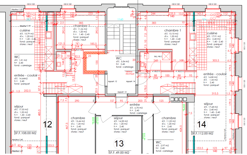 Deux appartements en duplex entièrement neufs de 4 pièces au 4ème étage avec ascenseur (2)