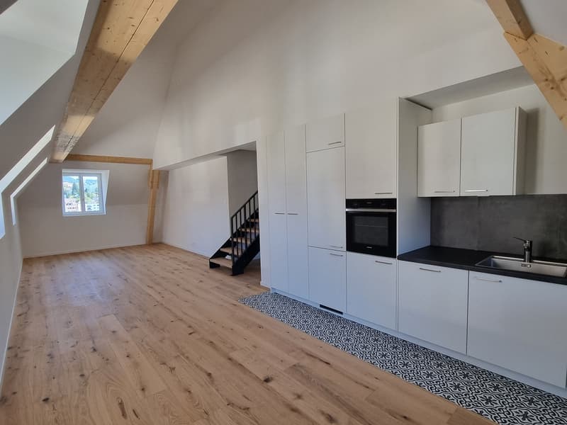 Bel appartement en duplex entièrement neuf de 4 pièces au 4ème étage avec ascenseur (1)