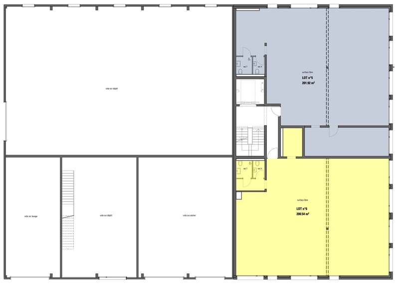New commercial space, on the 1st floor, adaptable to the tenant's wishes (2)