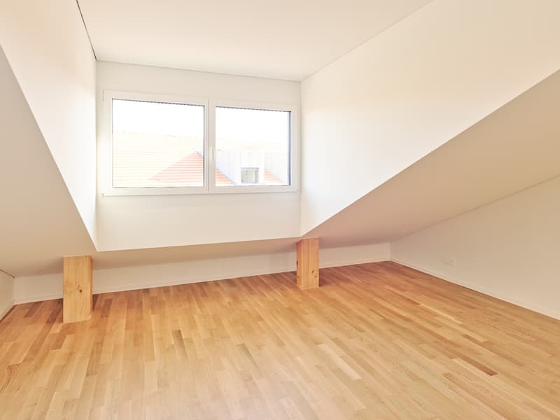Beautiful 3.5 room attic with large glass front on a protected balcony (3)