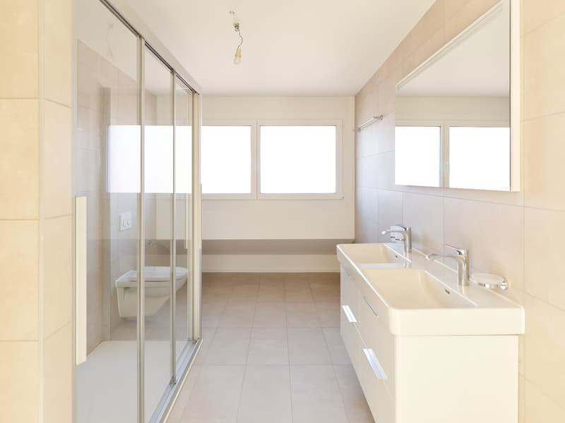 Beautiful 3.5 room attic with large glass front on a protected balcony (4)