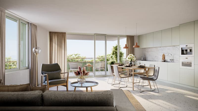 Beautiful 3.5-room apartment in the heart of Châtonnaye (2)