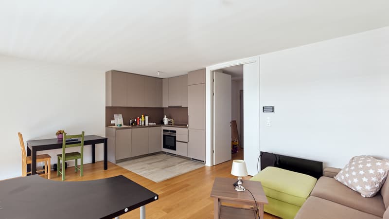 Appartement de 2,5 pièces traversant à louer de suite aux Echervettes (2)