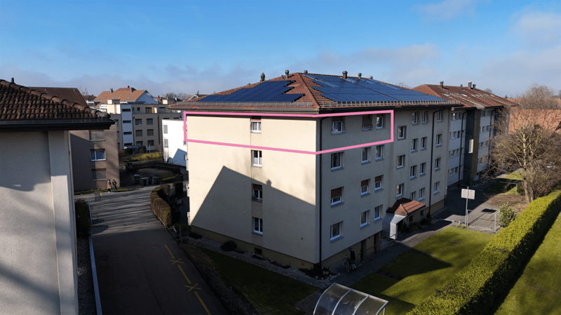 Leben in 4.5 Zimmerwohnung im obersten Geschoss mit Balkon (6)