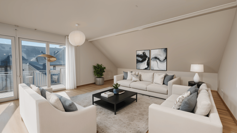 Living with privacy - charming attic apartment in Gerlafingen (3)