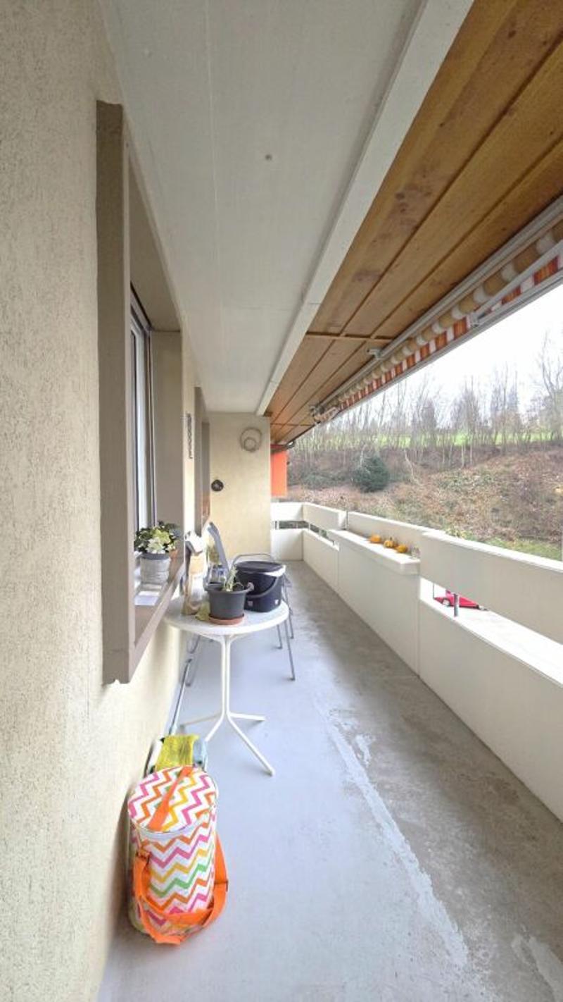 Living in a 3.5-room apartment on the top floor with a balcony (5)